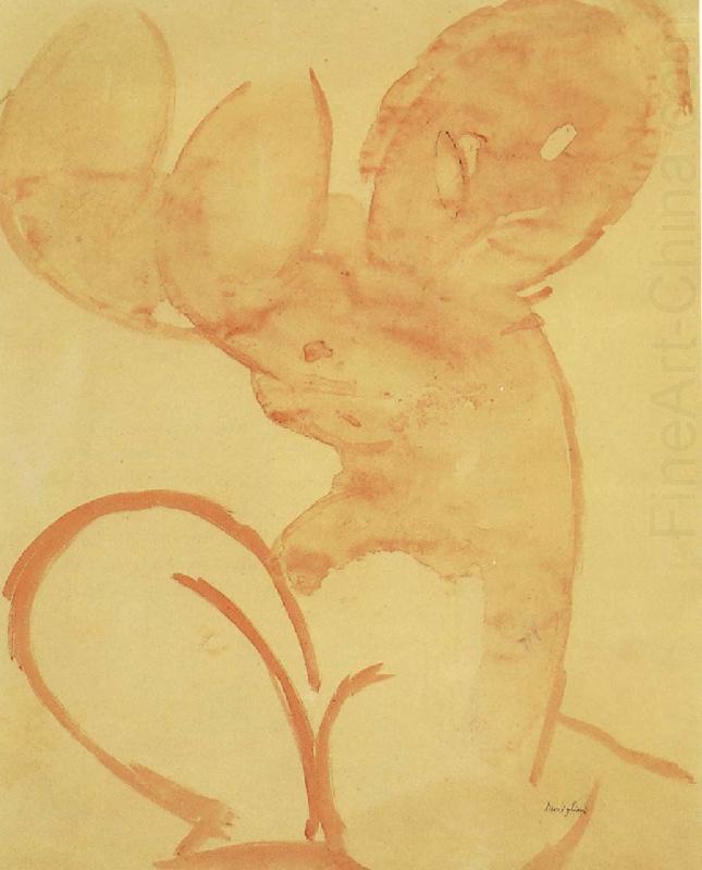 Pink Caryatid, Amedeo Modigliani